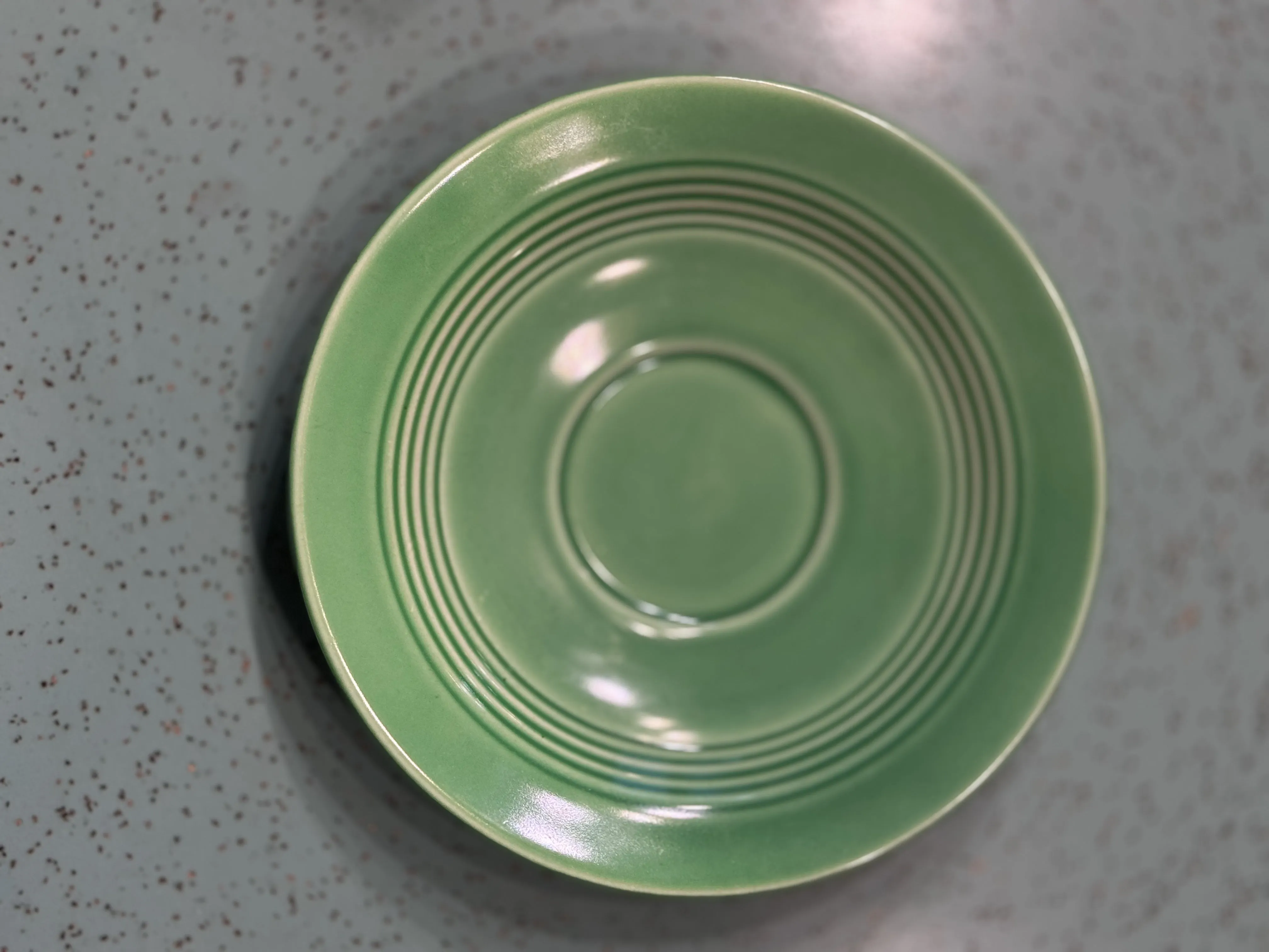 Harlequin saucers set of 4