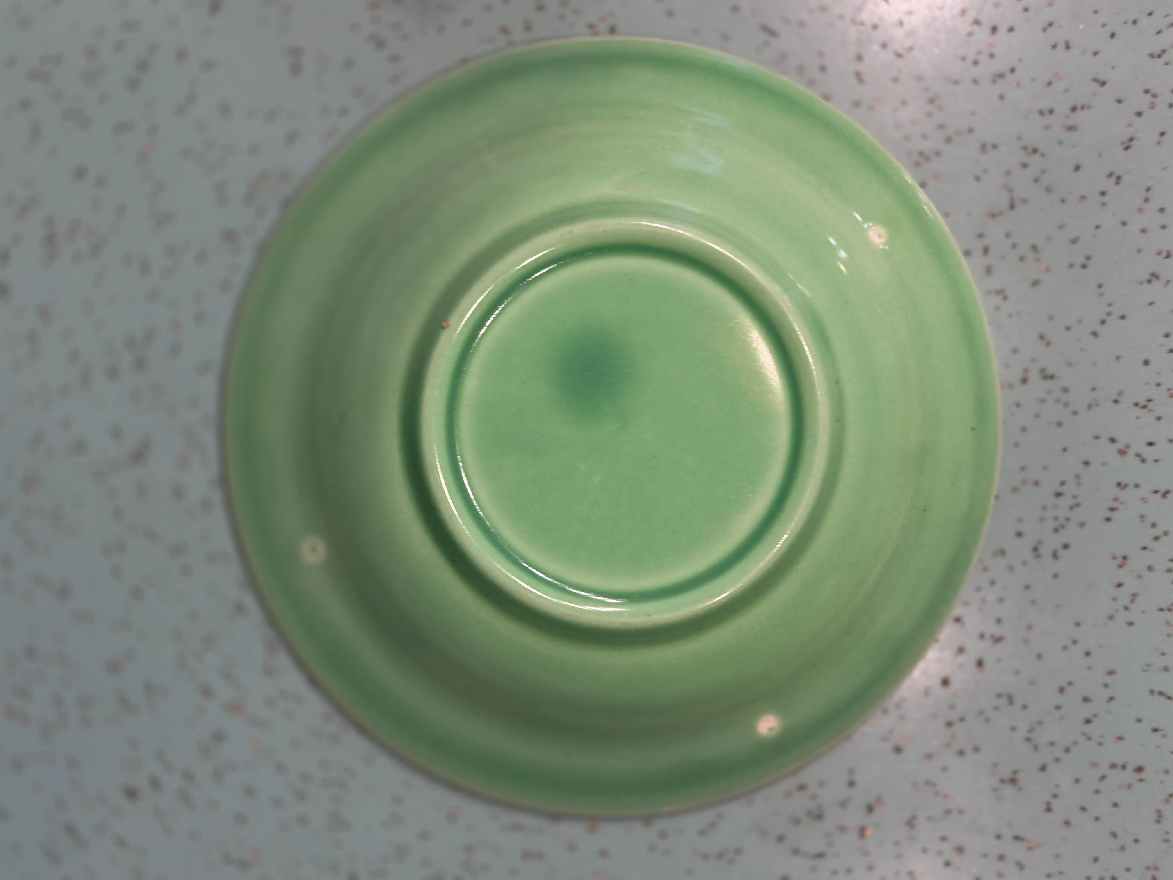 Harlequin saucers set of 4